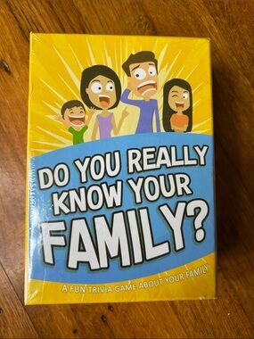 Do You Really Know Your Family? – Yellow Family Trivia Card Game